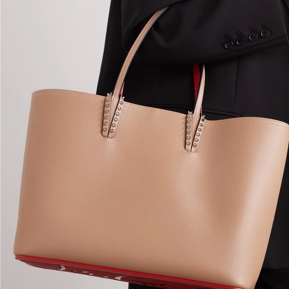CHRISTIAN LOUBOUTIN Cabata spiked leather tote - Picture 2 of 15